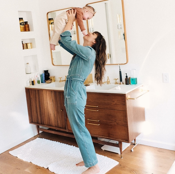 NWT Madewell Denim Jumpsuit in Cosgrove Wash, S - Picture 5 of 5